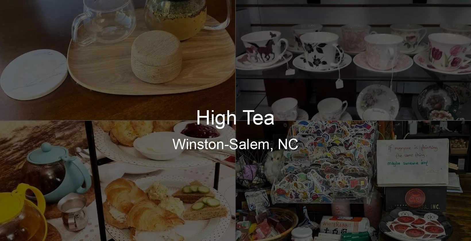 High Tea in Winston-Salem, NC Photo