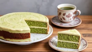 Matcha Green Tea Cake Recipe Photo