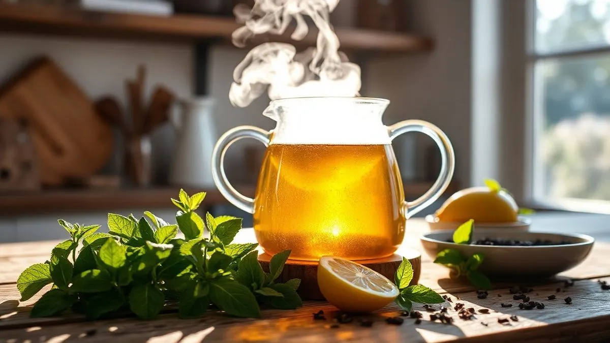 Mint Tea Recipe Photo