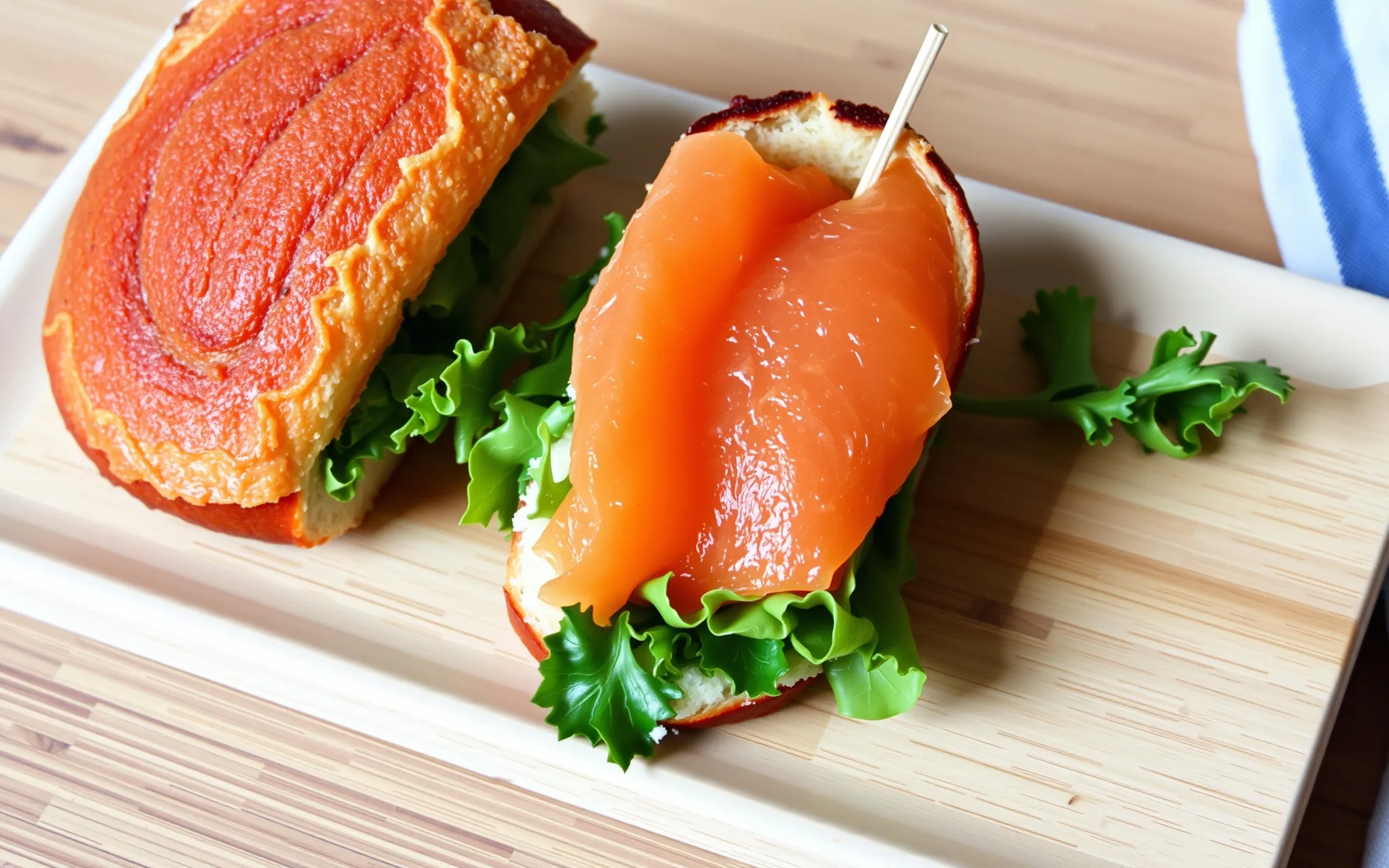 Smoked Salmon Sandwich Recipe Photo