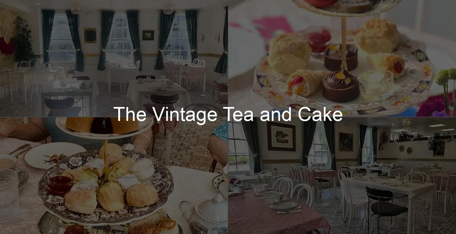 The Vintage Tea and Cake Photo